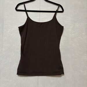 Old Navy Black Fitted Cotton Tank Top Cami XL NWT